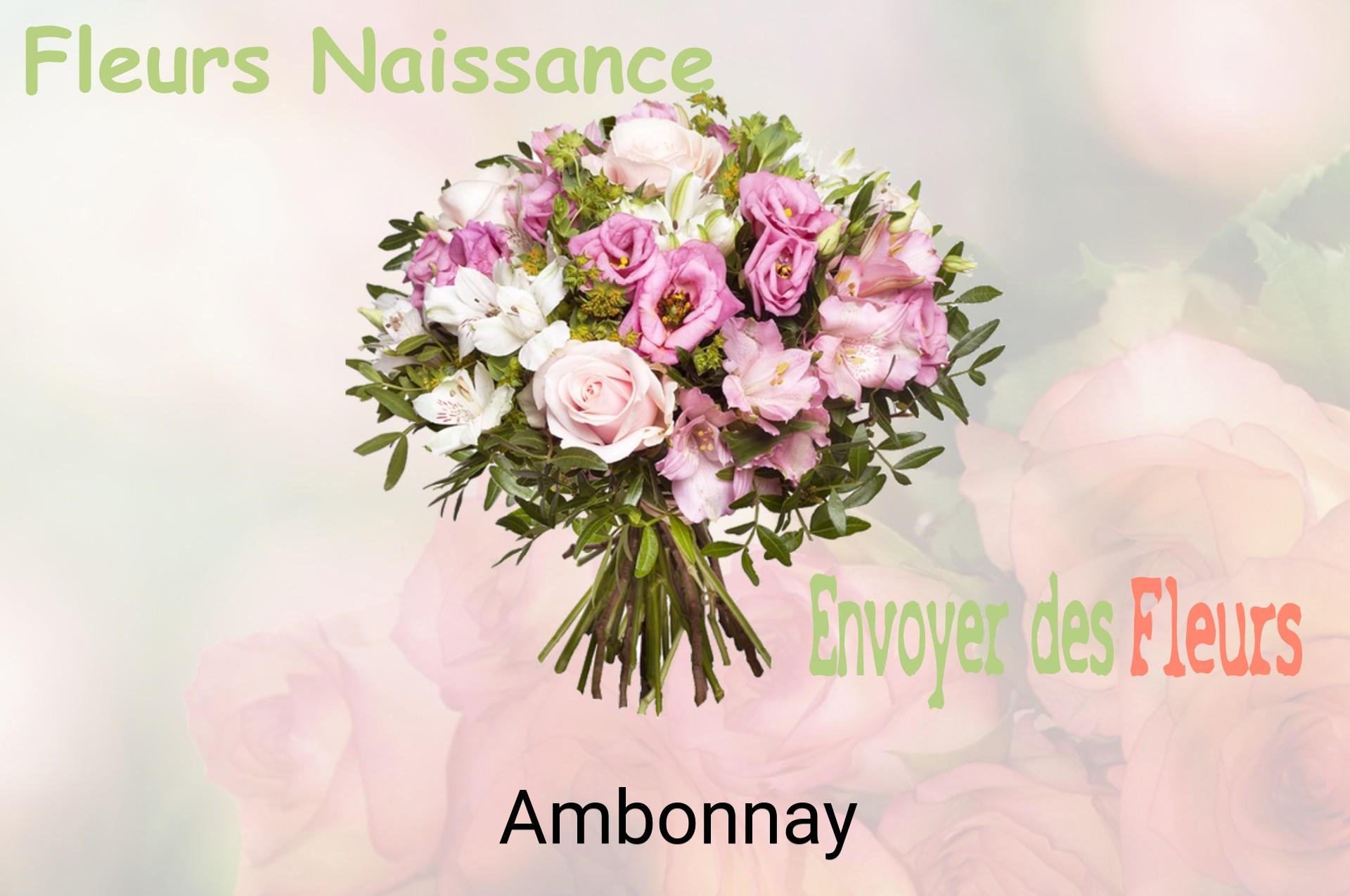 Bouquet de fleurs de naissance livré à Ambonnay